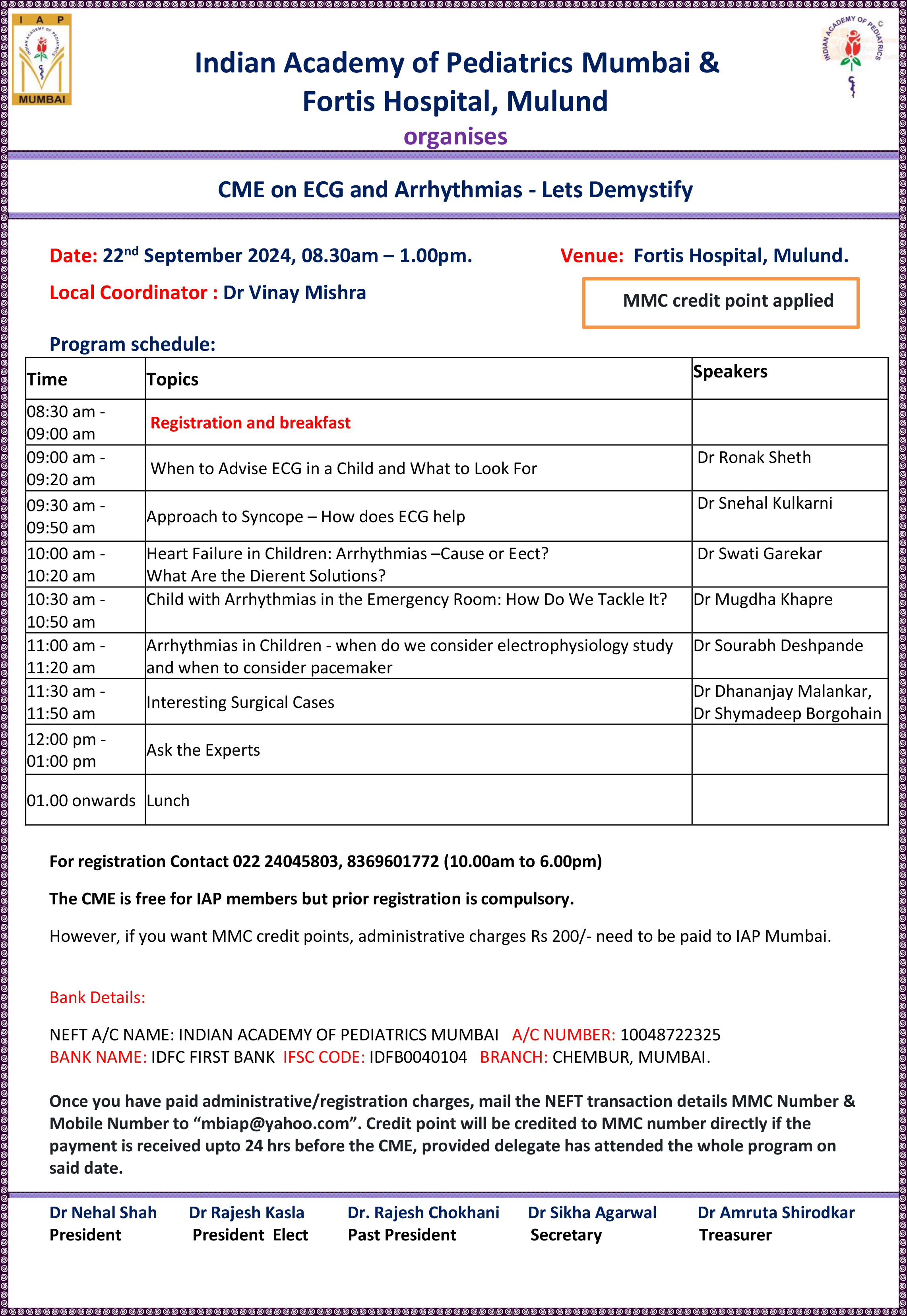 CME on ECG and Arrhythmias – Lets Demystify